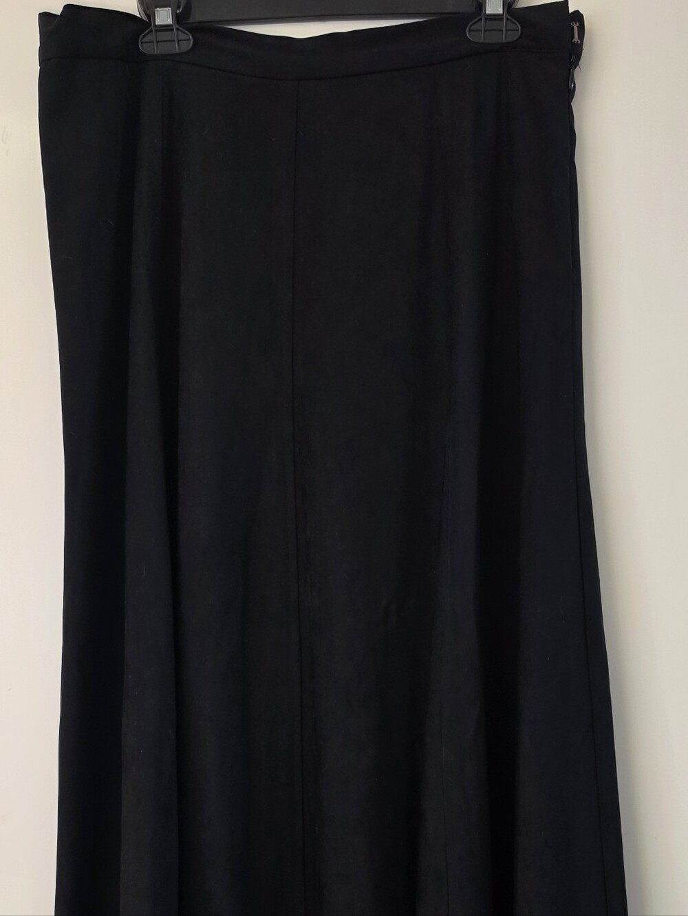 Coldwater Creek Classic Black Women's A-Line Midi Skirt